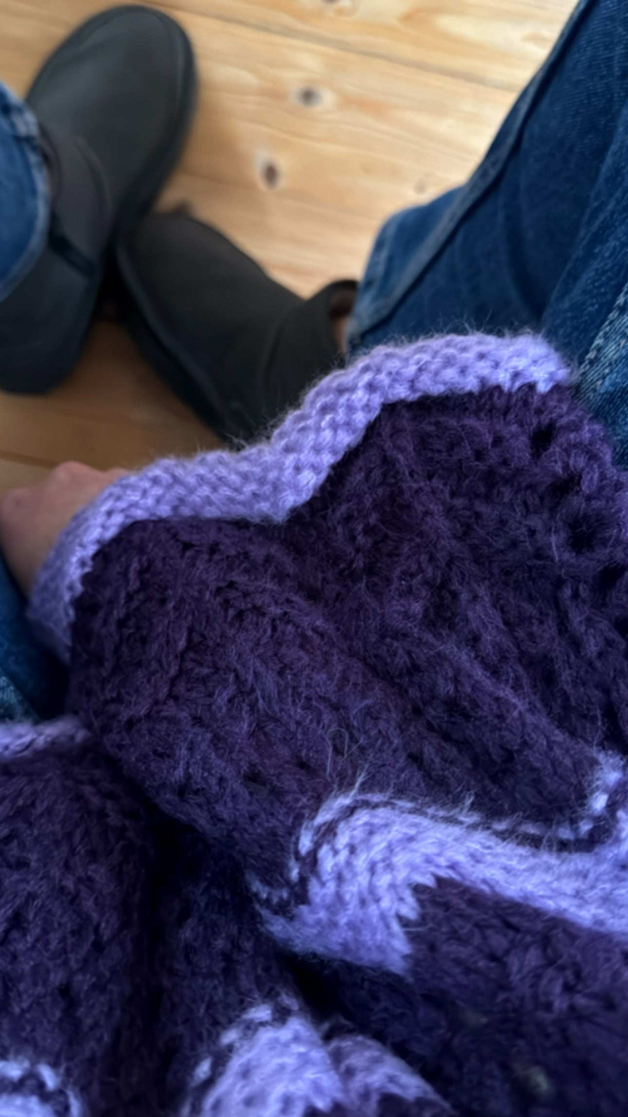 Oversize Strickpullover BOHO Lochstrick