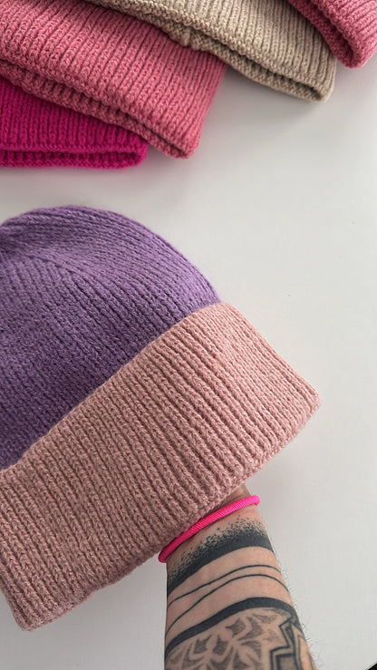 MÜTZE Colour Block DAMEN / BIG GIRL