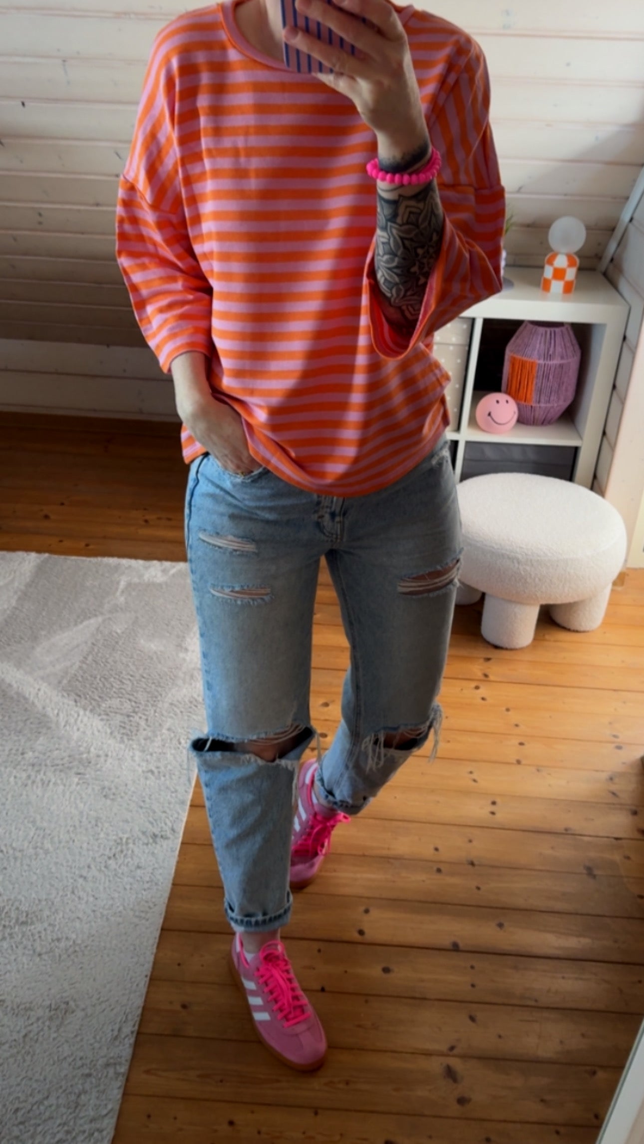 T-Shirt STREIFEN French Terry