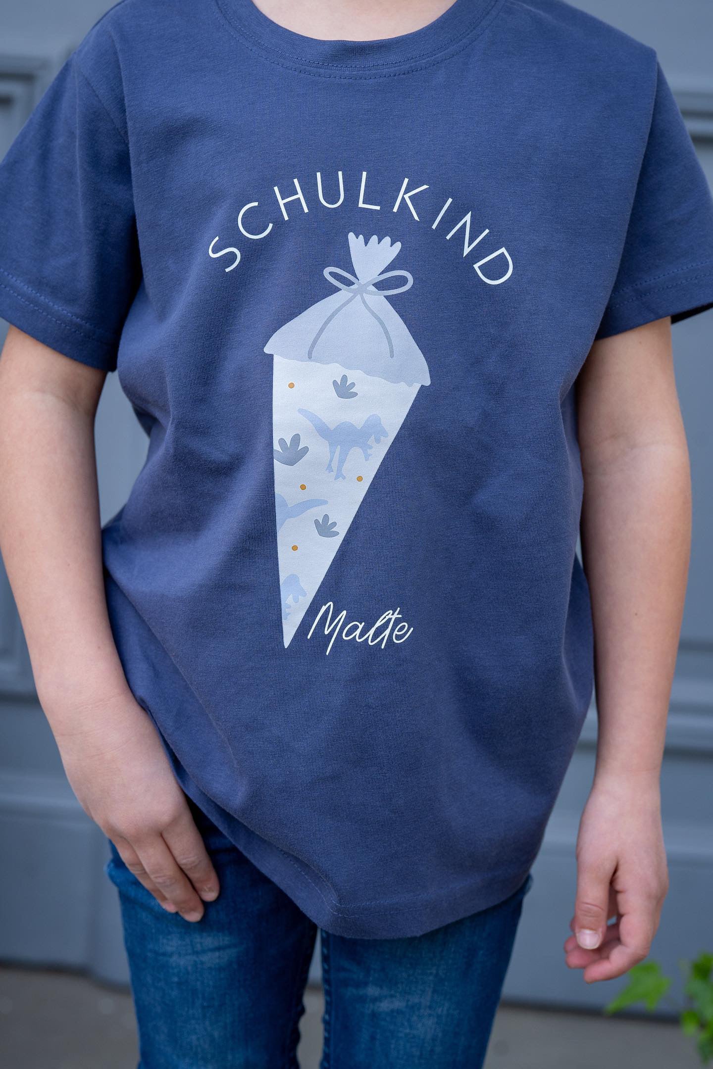 KIDS BASIC T-SHIRT SCHULKIND SCHULTÜTE