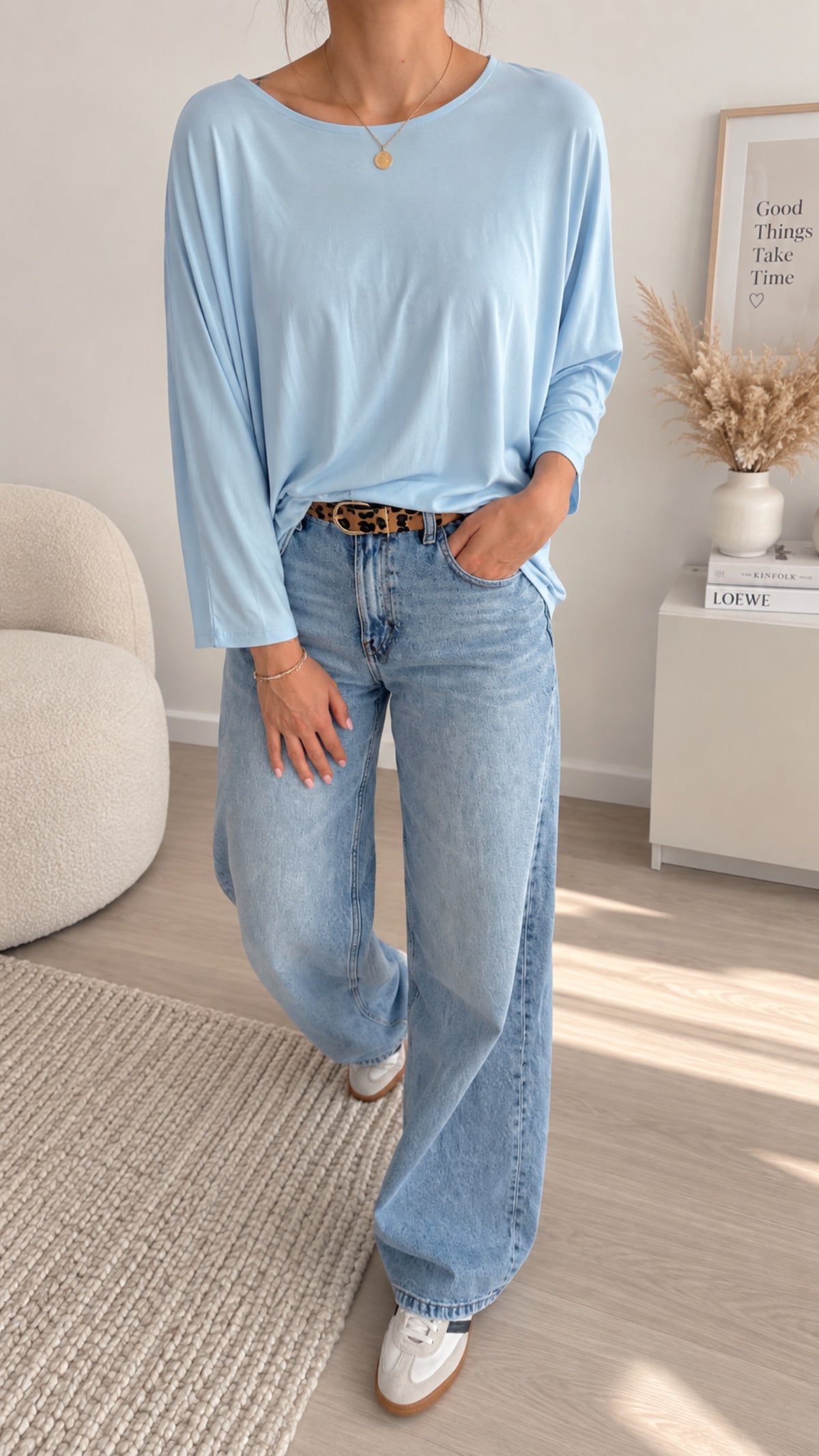 BASIC LONGSHIRT UNI 6 Farben