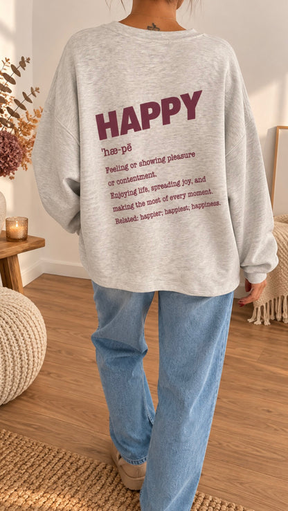 SWEATER PREMIUM HAPPY