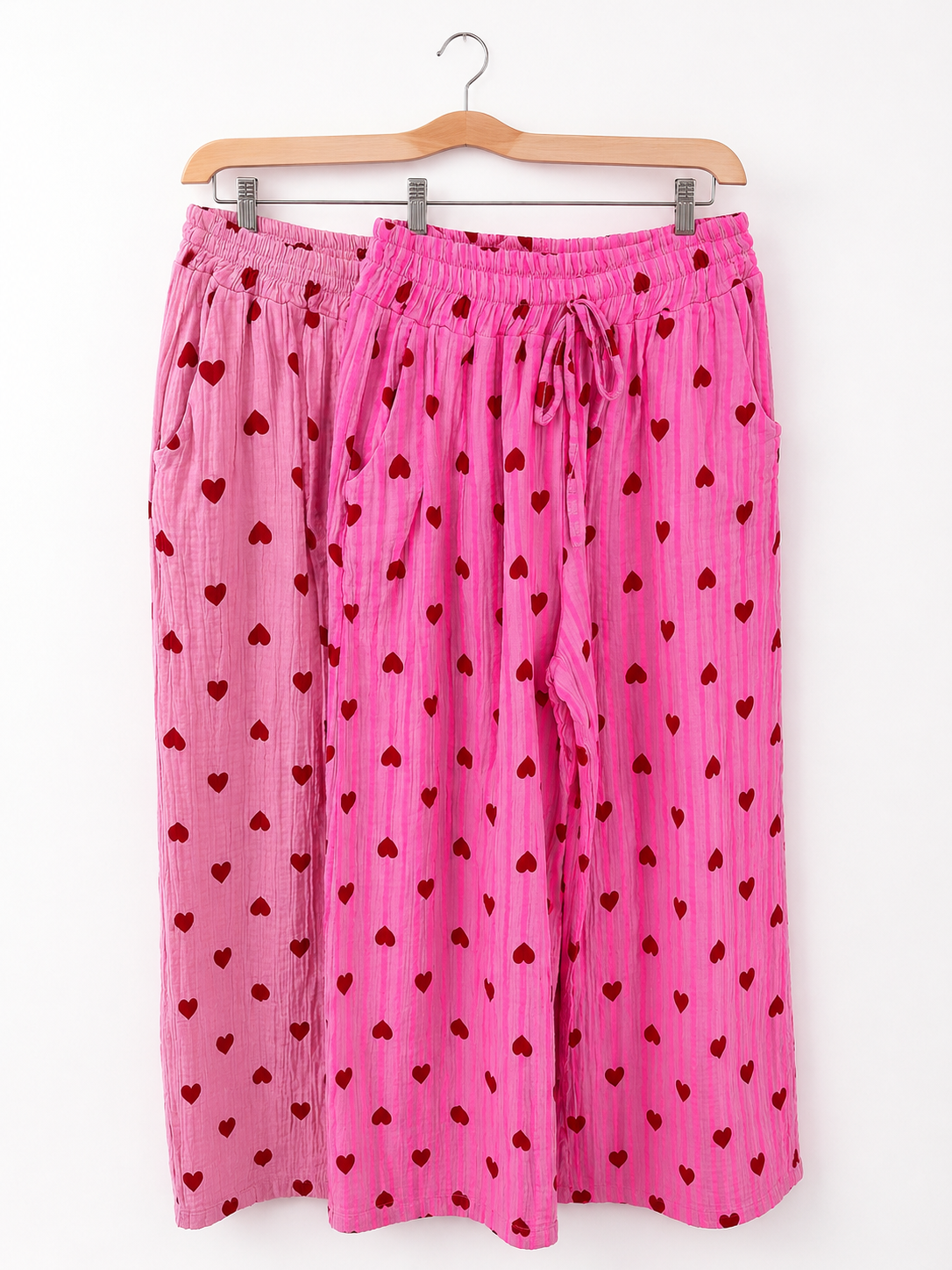 Musselin Hose Onesize STREIFEN / HERZEN