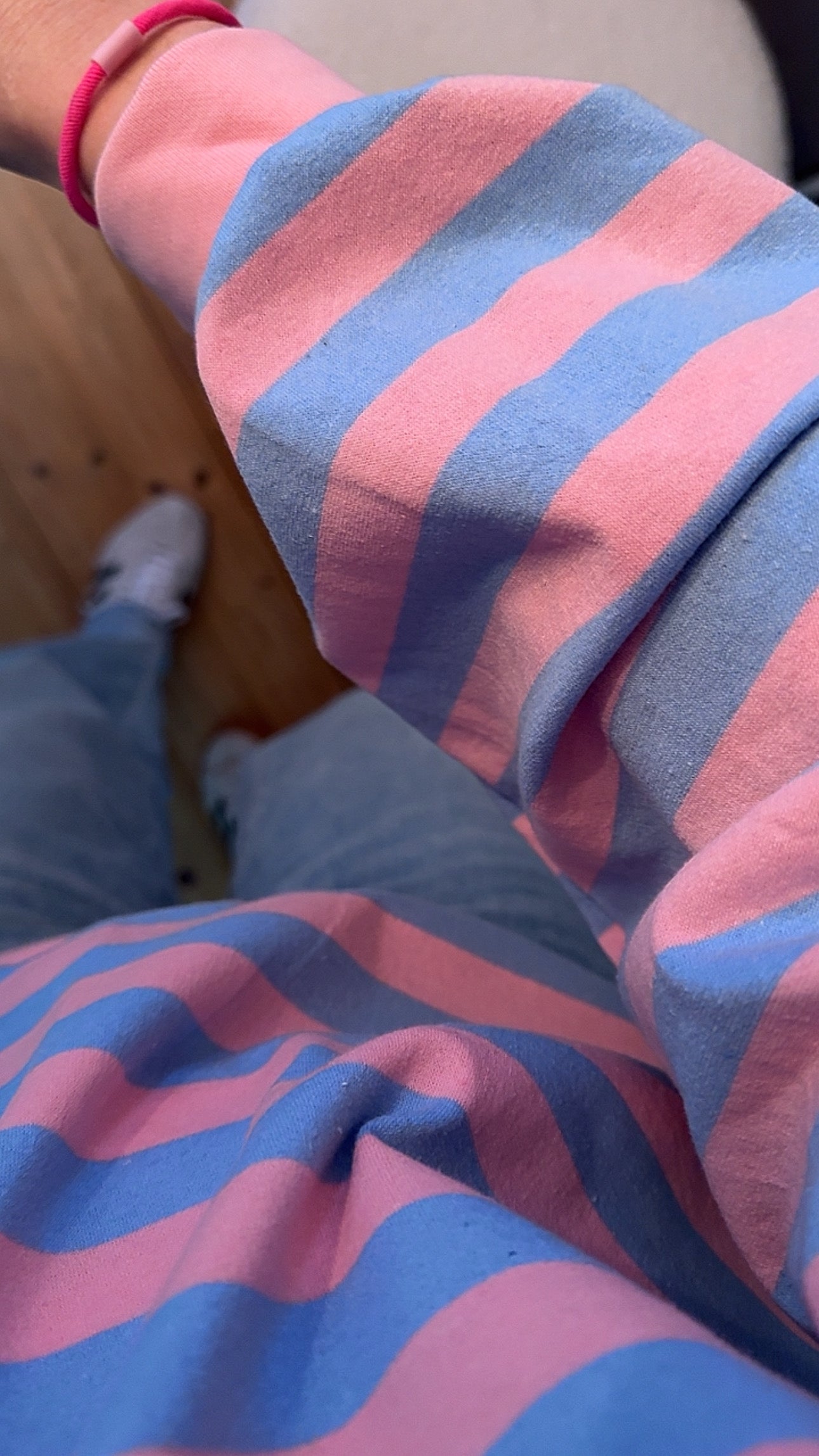 SWEATER leicht STREIFEN FRENCH TERRY