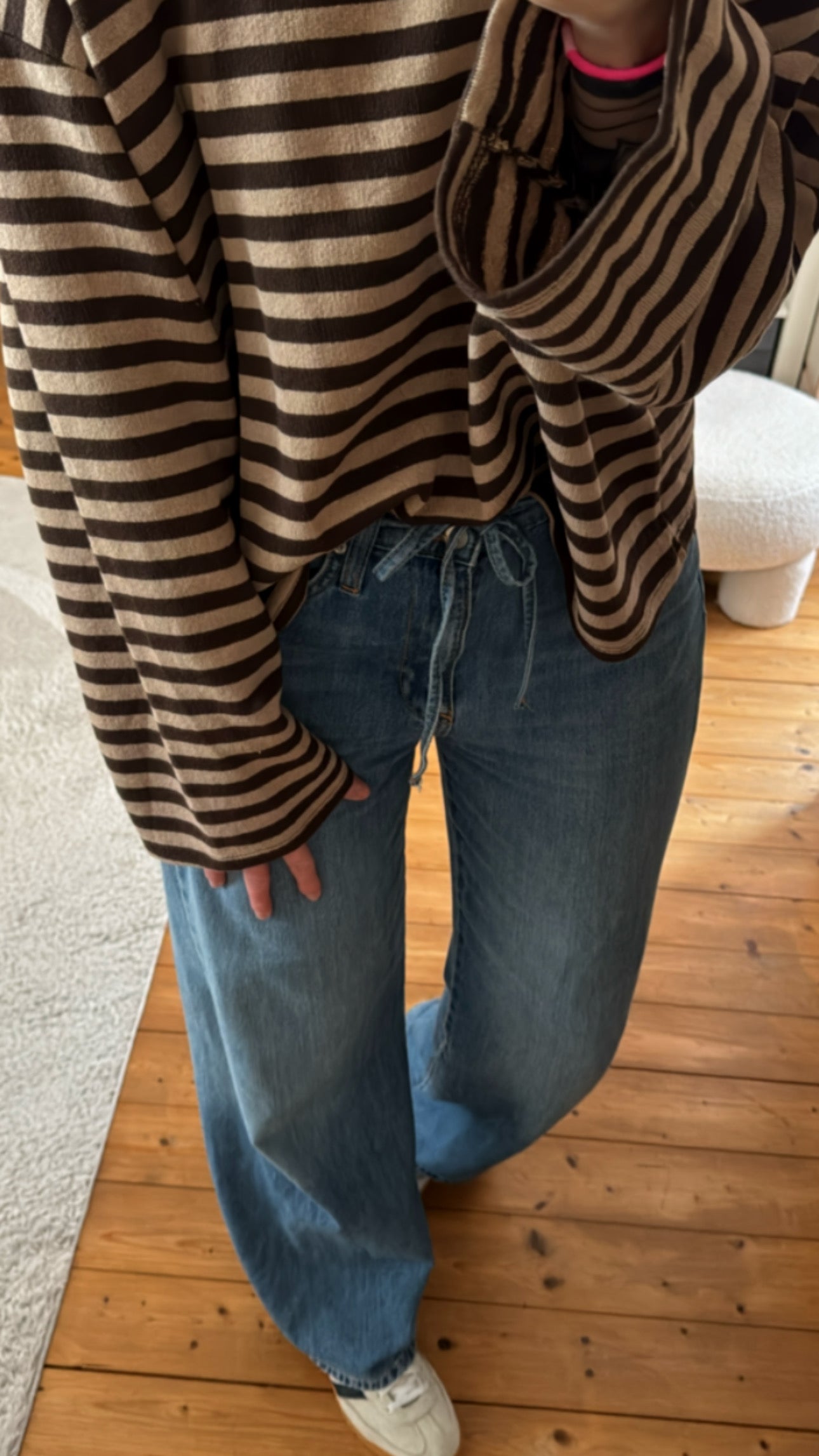 Streifen LONGSHIRT / FRENCH TERRY