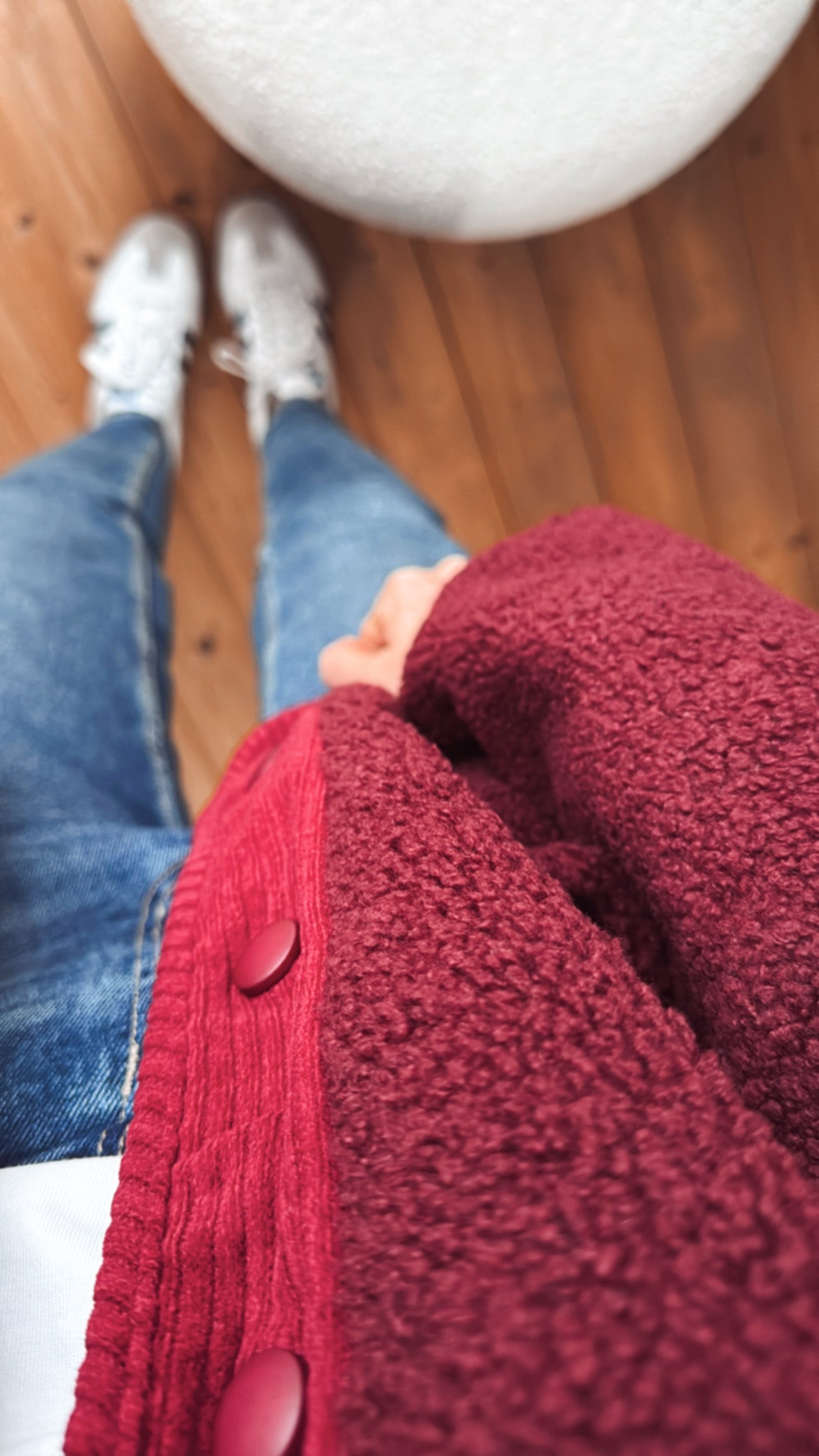 TEDDY Jacke KAPUZE Cord Einsatz