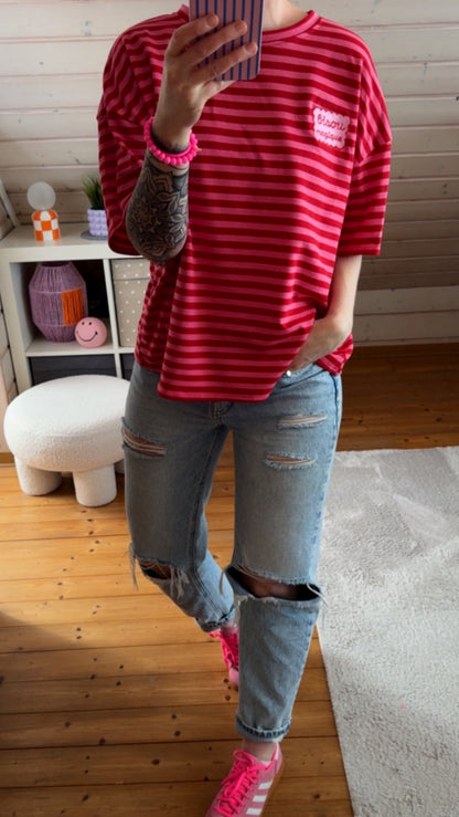 T-Shirt STREIFE French Terry BISOU