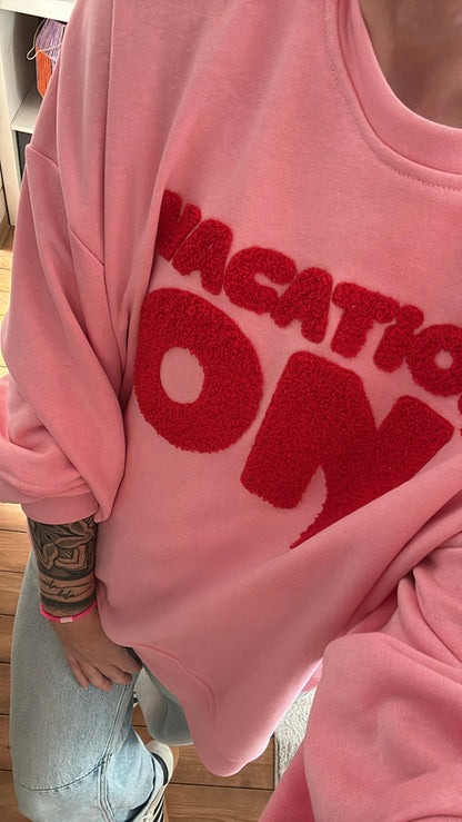 SWEATER FLUFFY Vacation Mood ON