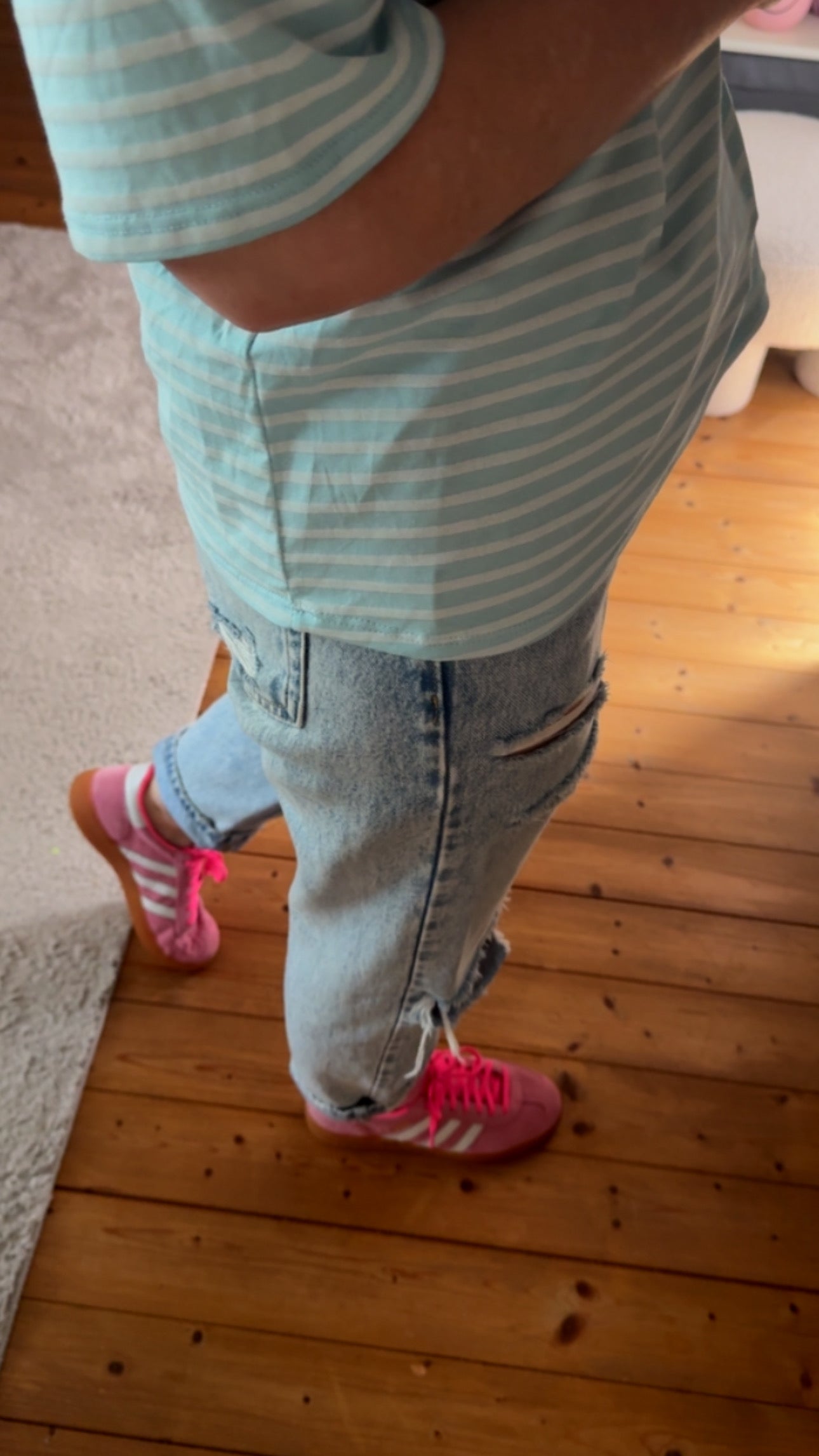 BASIC T-Shirt 5 FARBEN COLOUR BLOCK AMORE LEO 9 FARBEN
