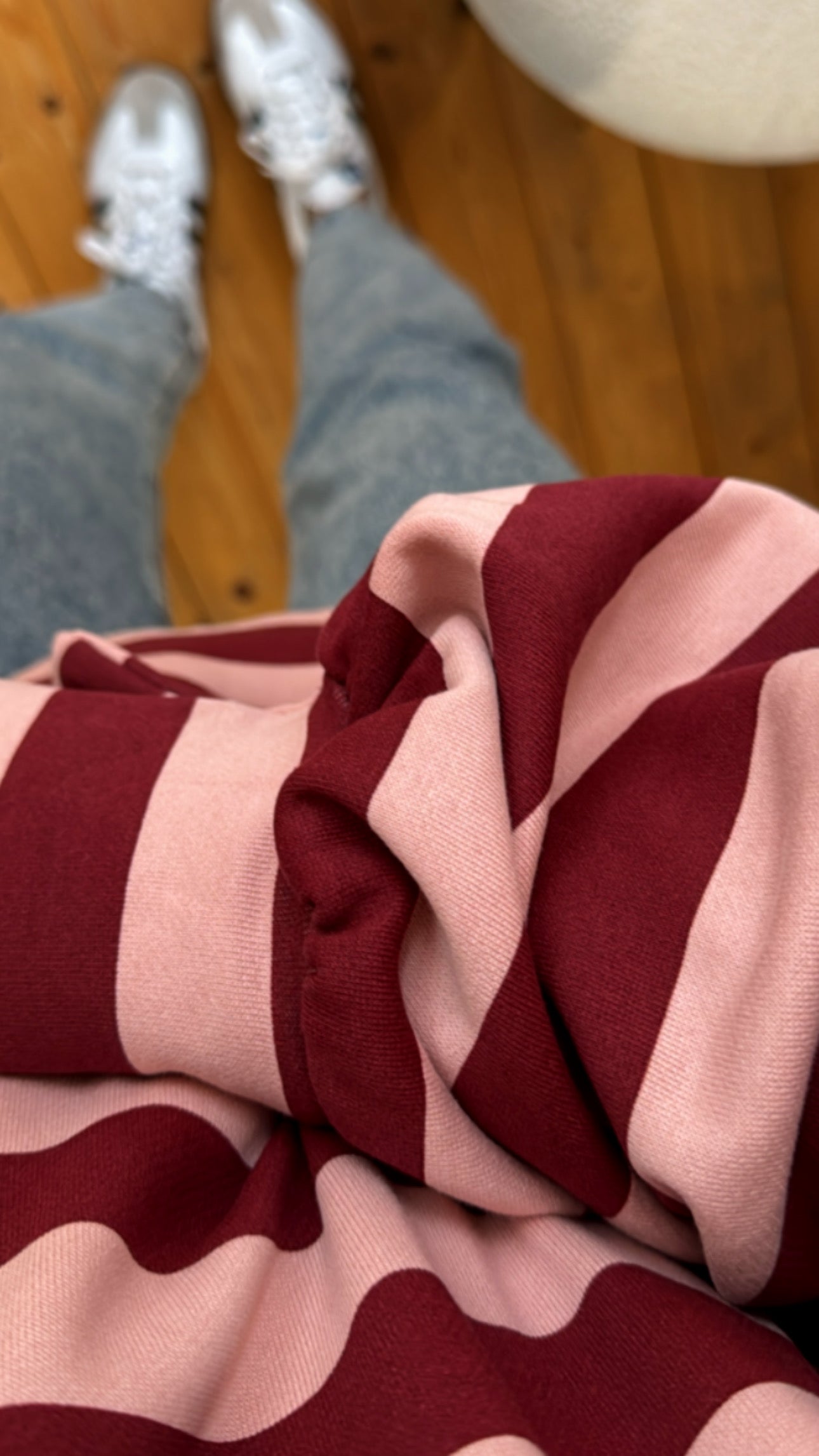 SWEATER Streifen süße Details