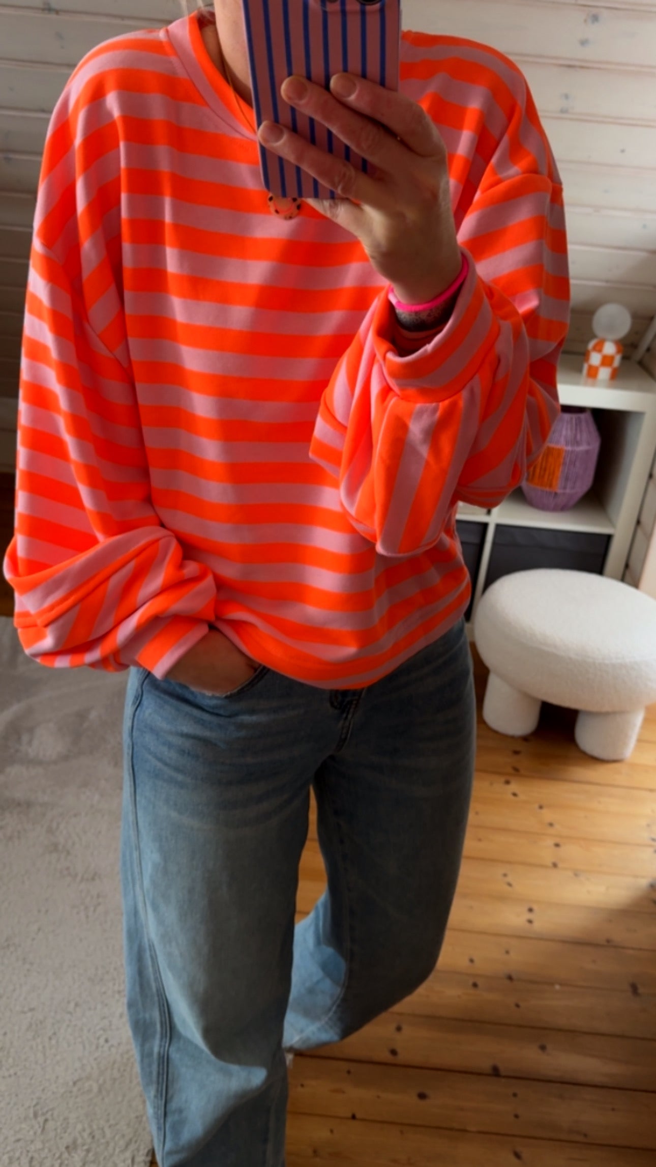 SWEATER PREMIUM STREIFEN FRENCH TERRY