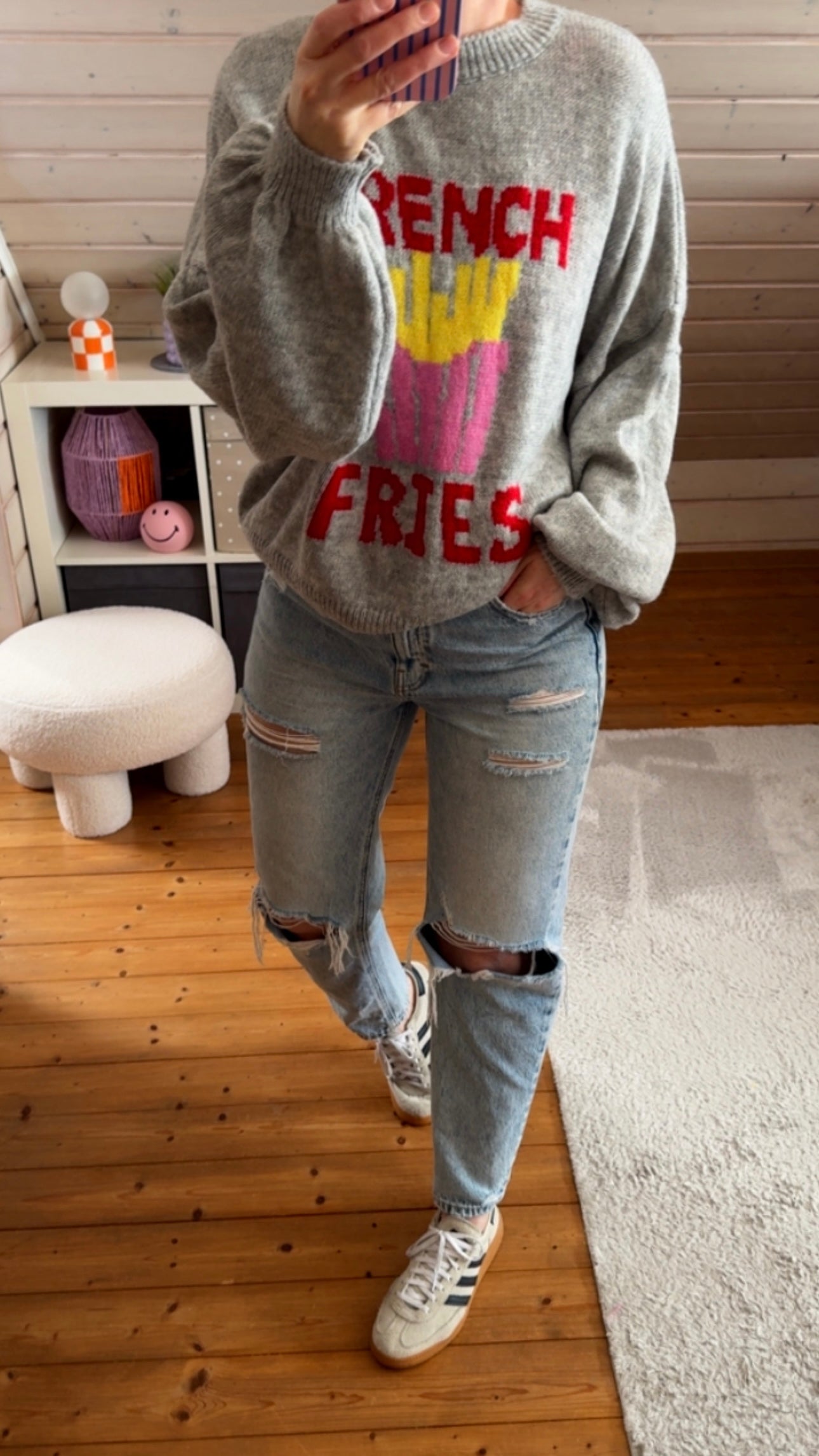 Strick Pullover leicht FRENCH FRIES