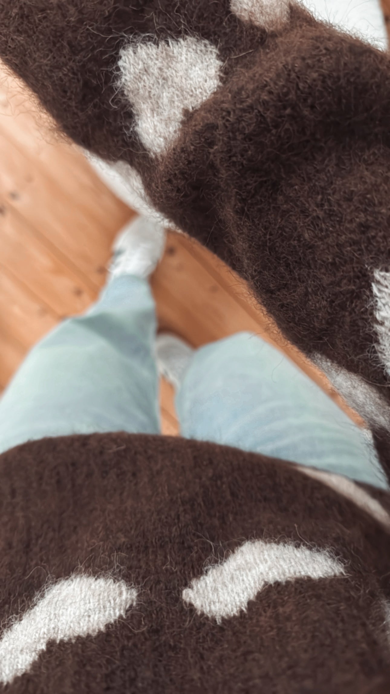 Pullover Strick Herzchen