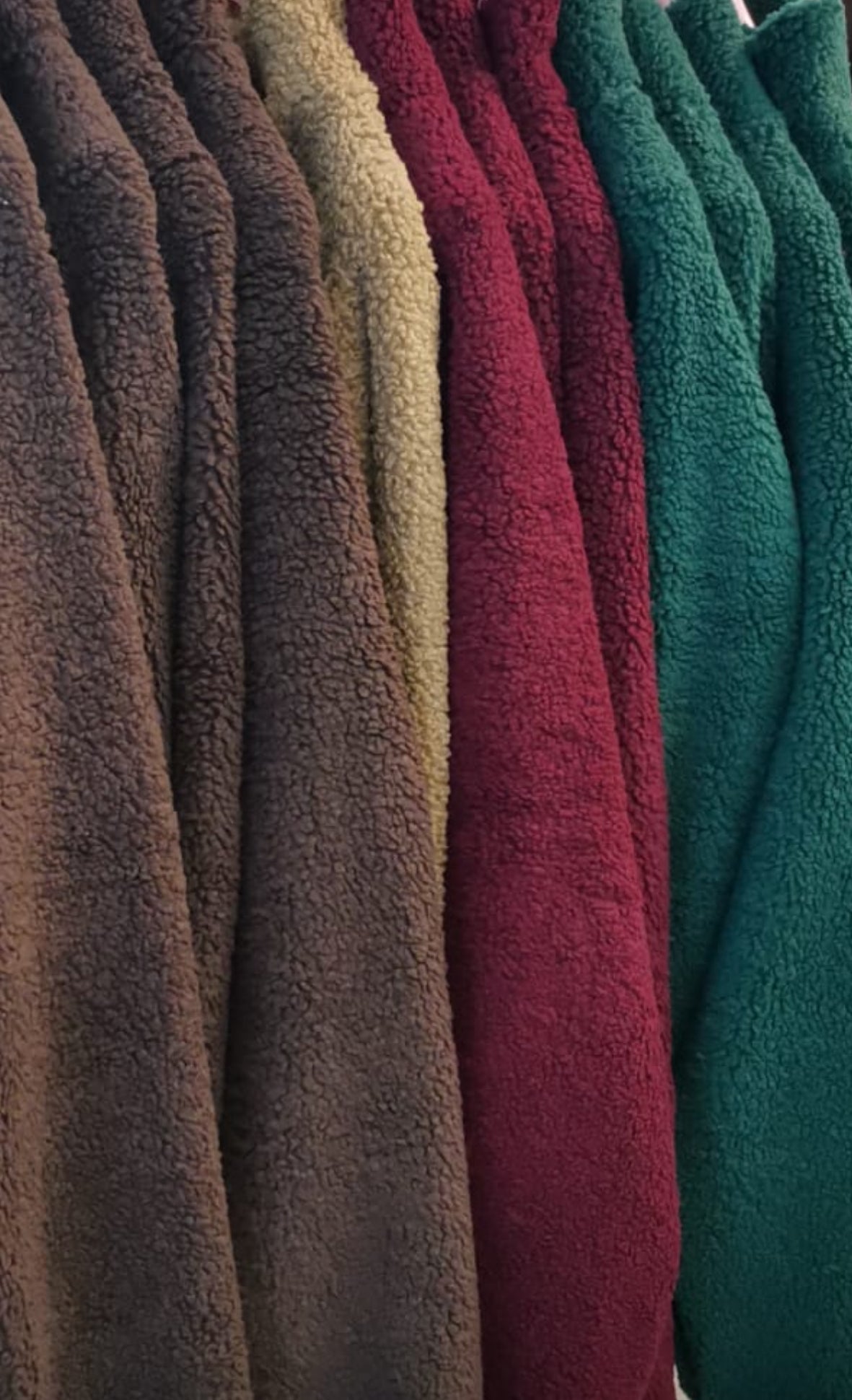 TEDDY Jacke ZIP langarm Neon Patch