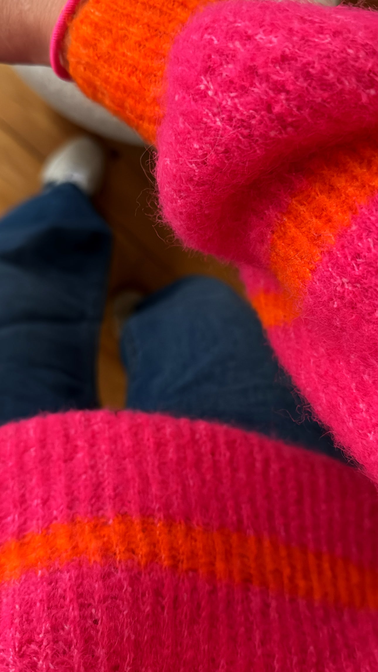 Strick Pullover Streifen