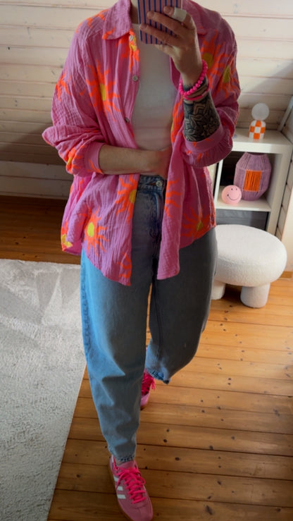 Musselin Bluse Onesize SUN %