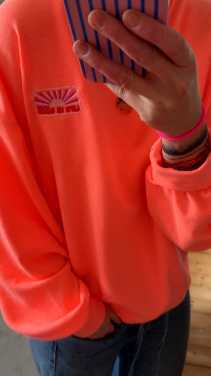 SWEATER LIFE IS GOOD / 6 Farben