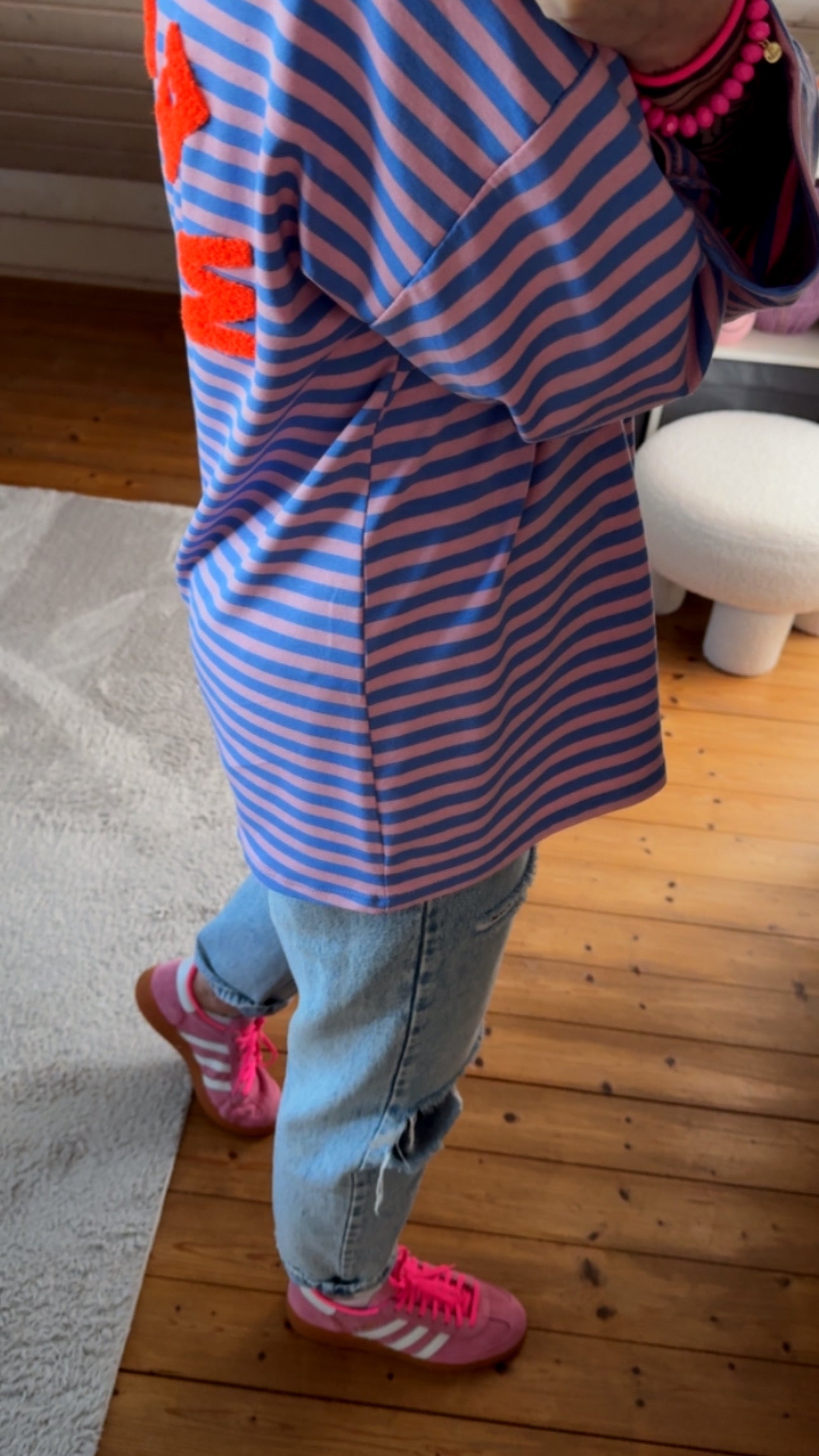 Streifen LONGSHIRT WEEKEND Oversize