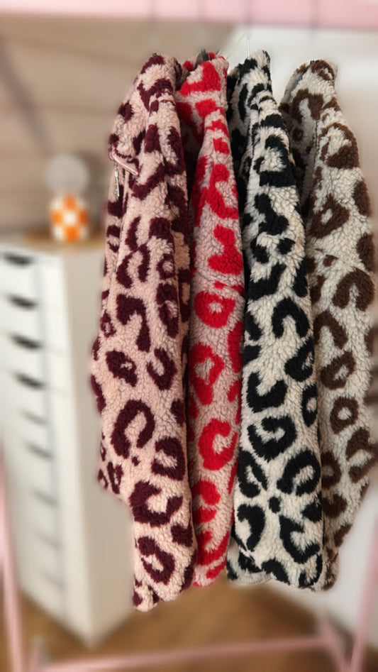 TEDDY Jacke ZIP LEO 4 Farben