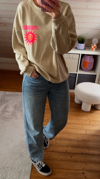 SWEATER PARADISE / 5 Farben RÜCKENPRINT