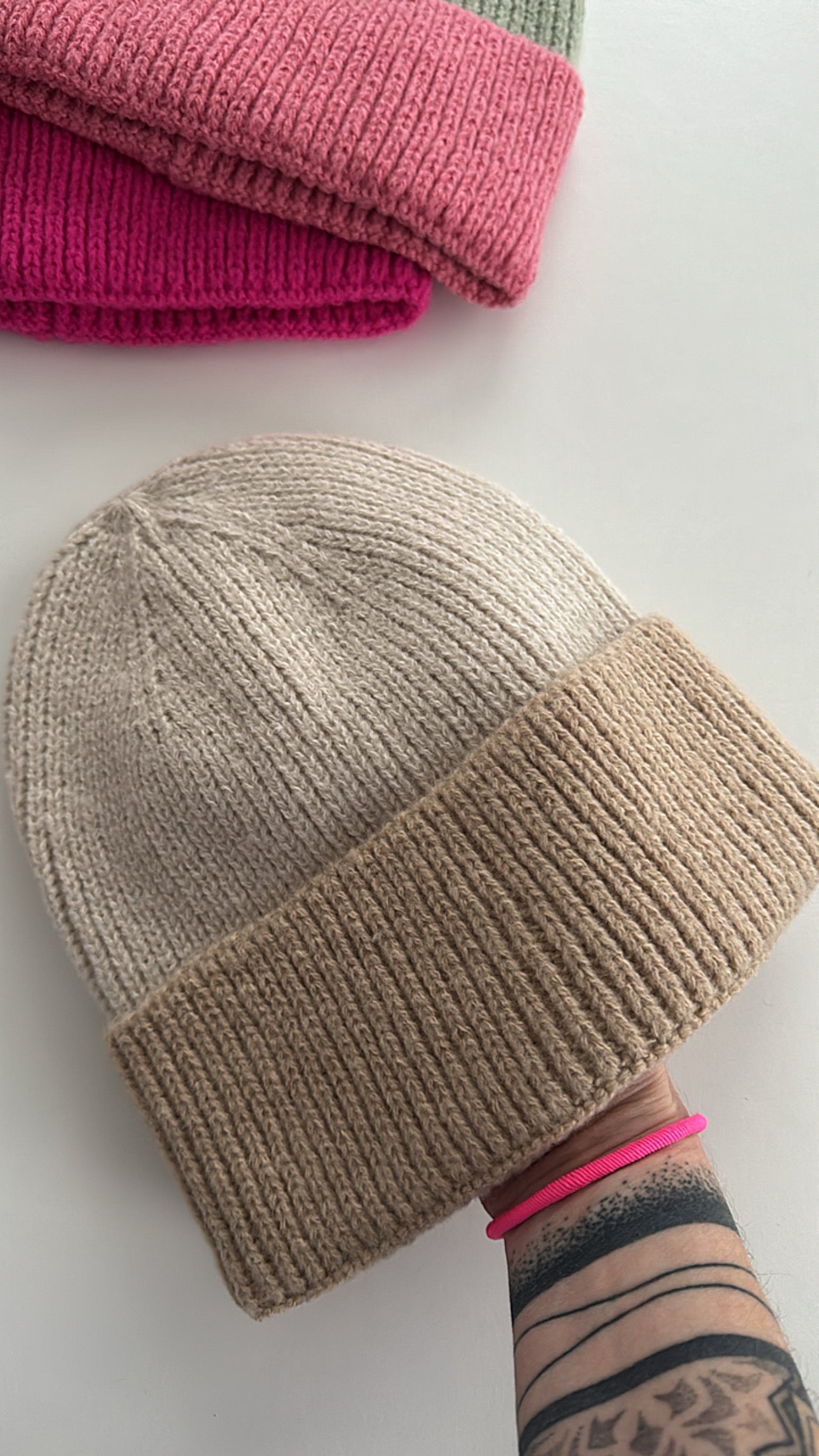 MÜTZE Colour Block DAMEN / BIG GIRL