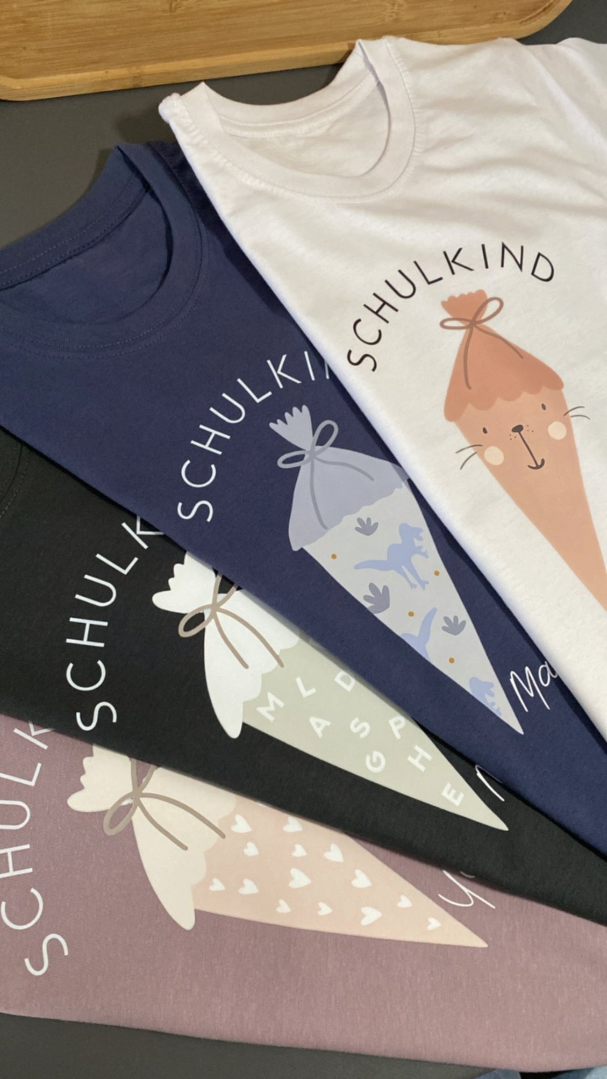 KIDS BASIC T-SHIRT SCHULKIND SCHULTÜTE