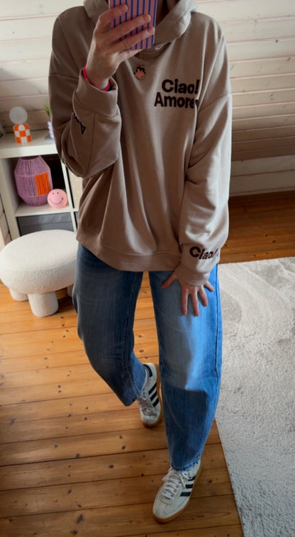 CIAO AMORE HOODIE Onesize /STICKEREI