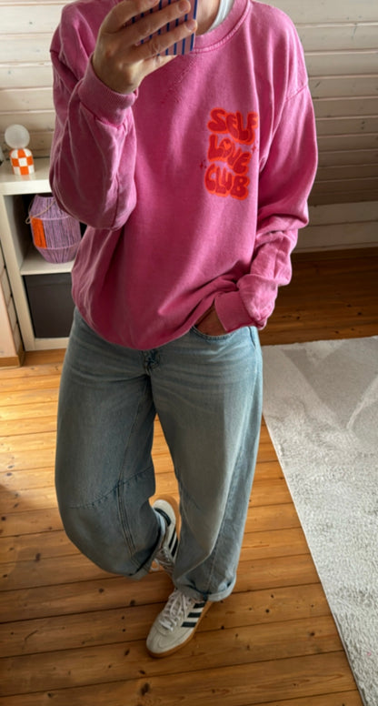 SWEATER SELF LOVE CLUB Rückenprint