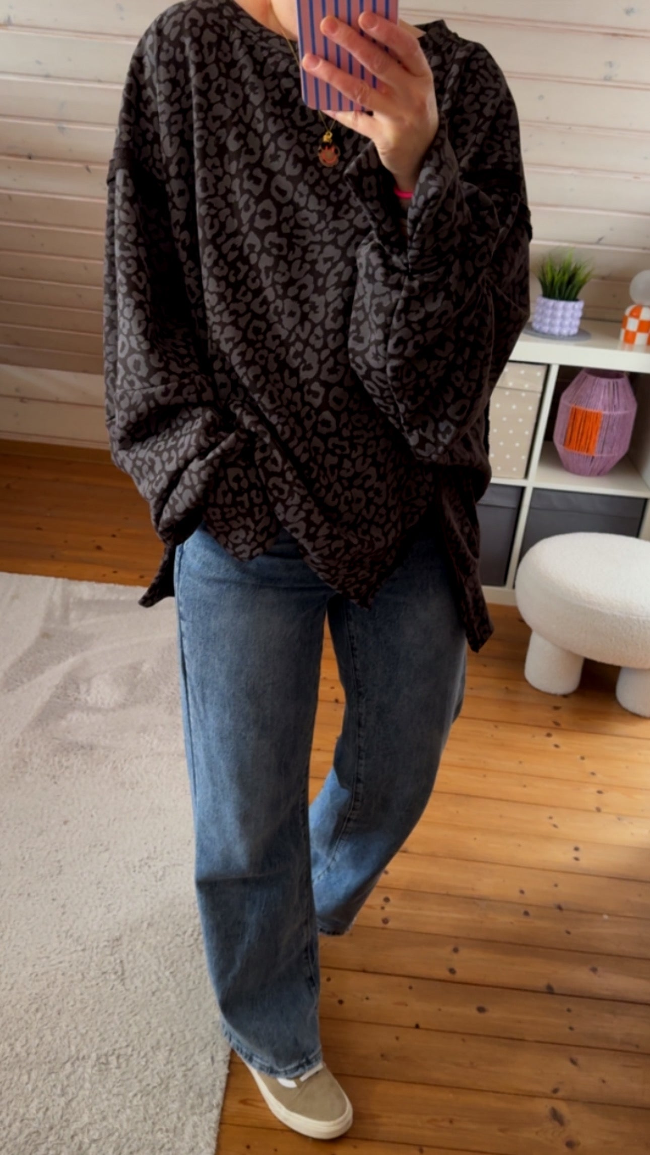 SWEATER OVERSIZE (Große Größen) LEO / 4 FARBEN