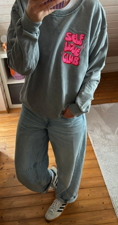 SWEATER SELF LOVE CLUB Rückenprint