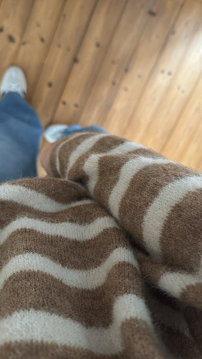 Cardigan COLOUR Block Smile Onsesize