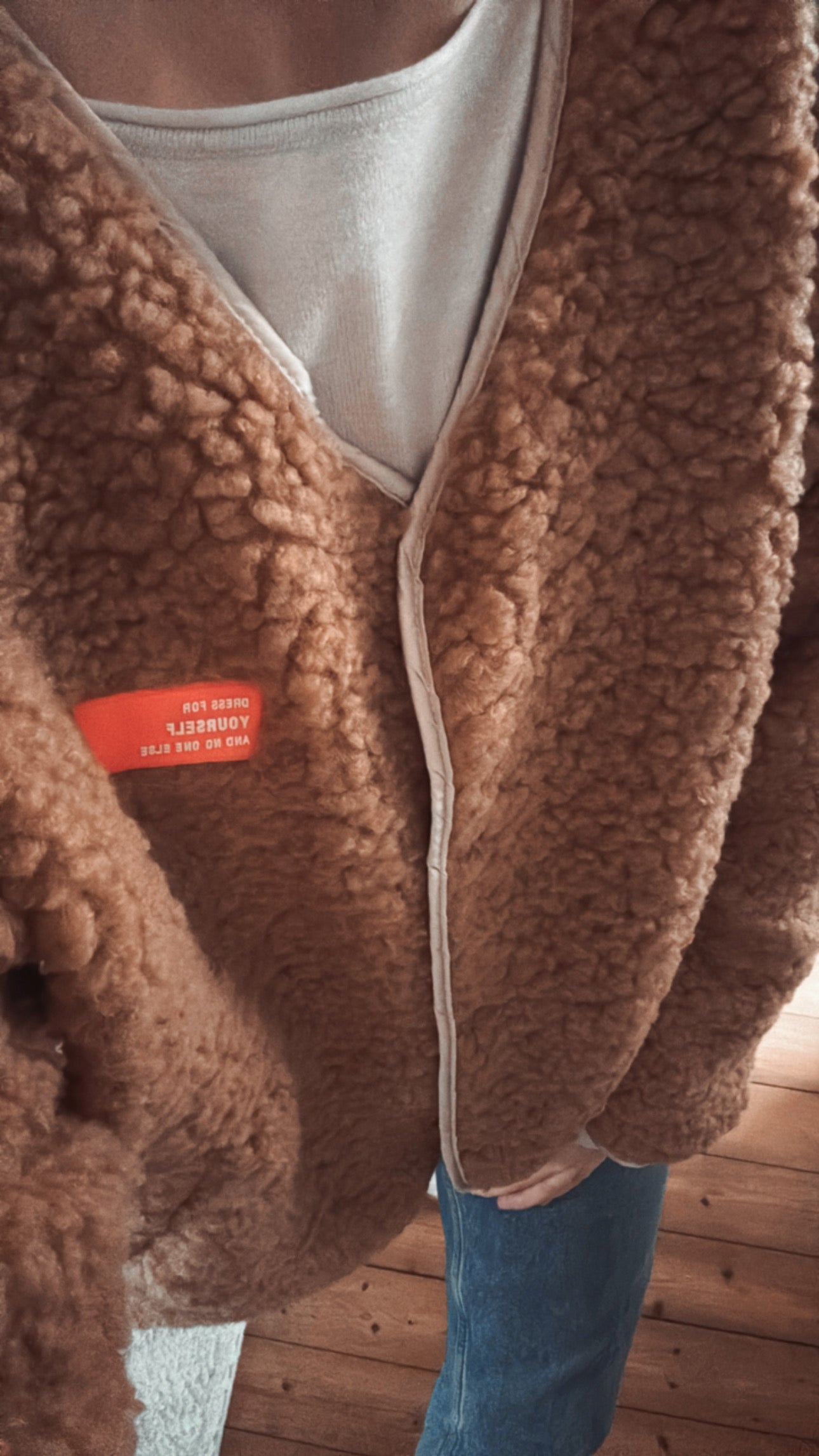 TEDDY Jacke langarm Neon Patch