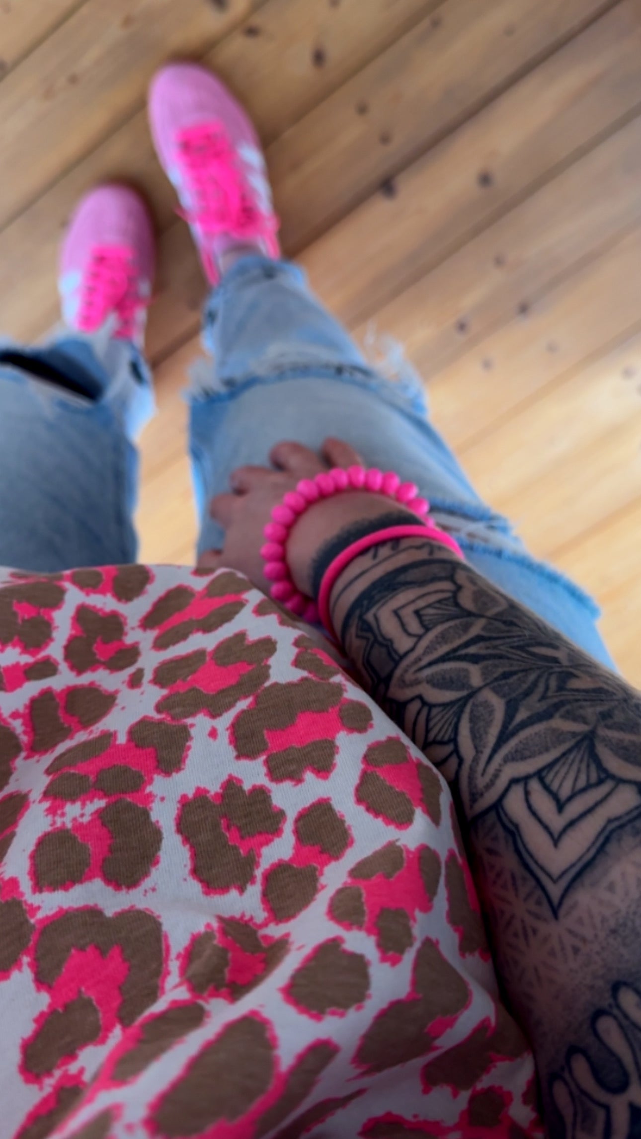 BASIC T-Shirt LEO 4 FARBEN COLOUR BLOCK