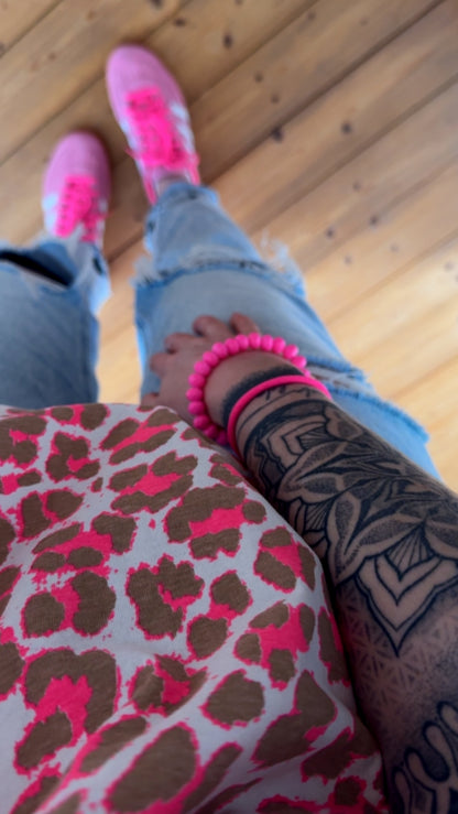 BASIC T-Shirt LEO 4 FARBEN COLOUR BLOCK