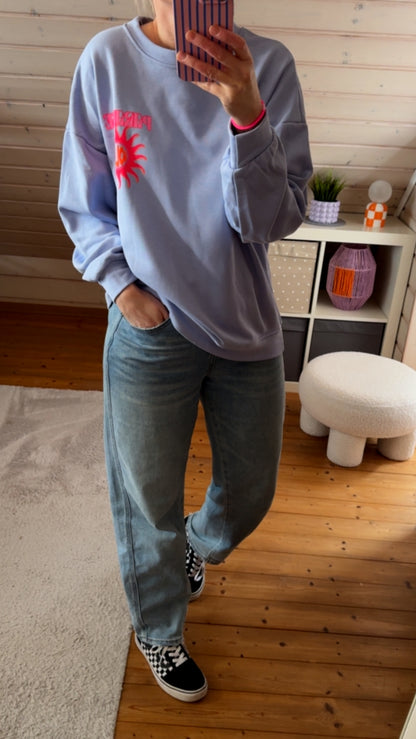 SWEATER PARADISE / 5 Farben RÜCKENPRINT