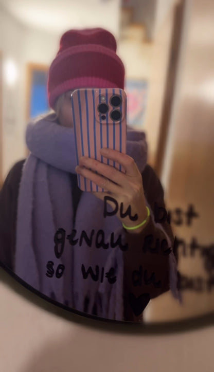 STRICKMÜTZE MÜTZE COLOUR BLOCK