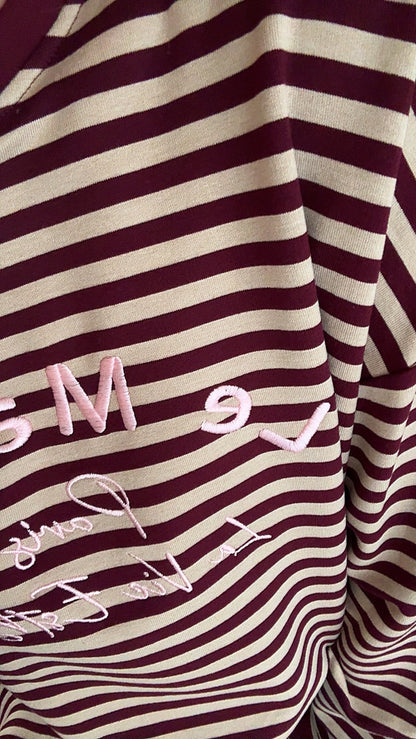 SWEATER LE MARAIS STICKEREI OVERSIZE