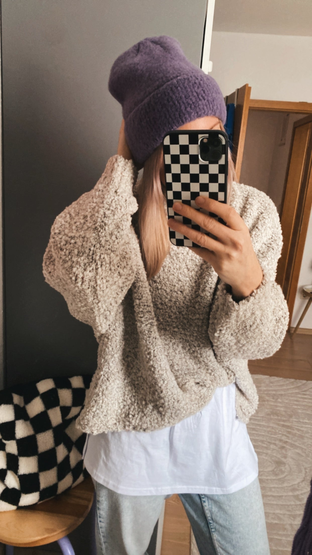 TEDDY PULLOVER BOUCLE ONESIZE