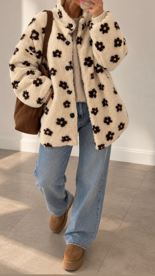 TEDDY Jacke 3 FARBEN Cozy OVERSIZE