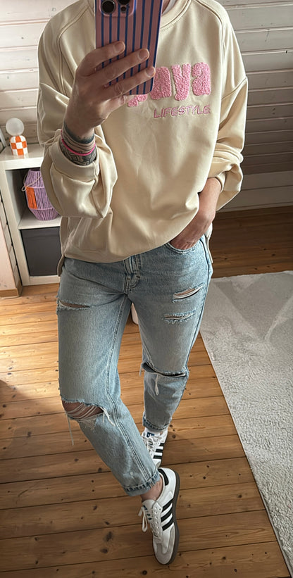 SWEATER FLUFFY Papaya LIFESTYLE