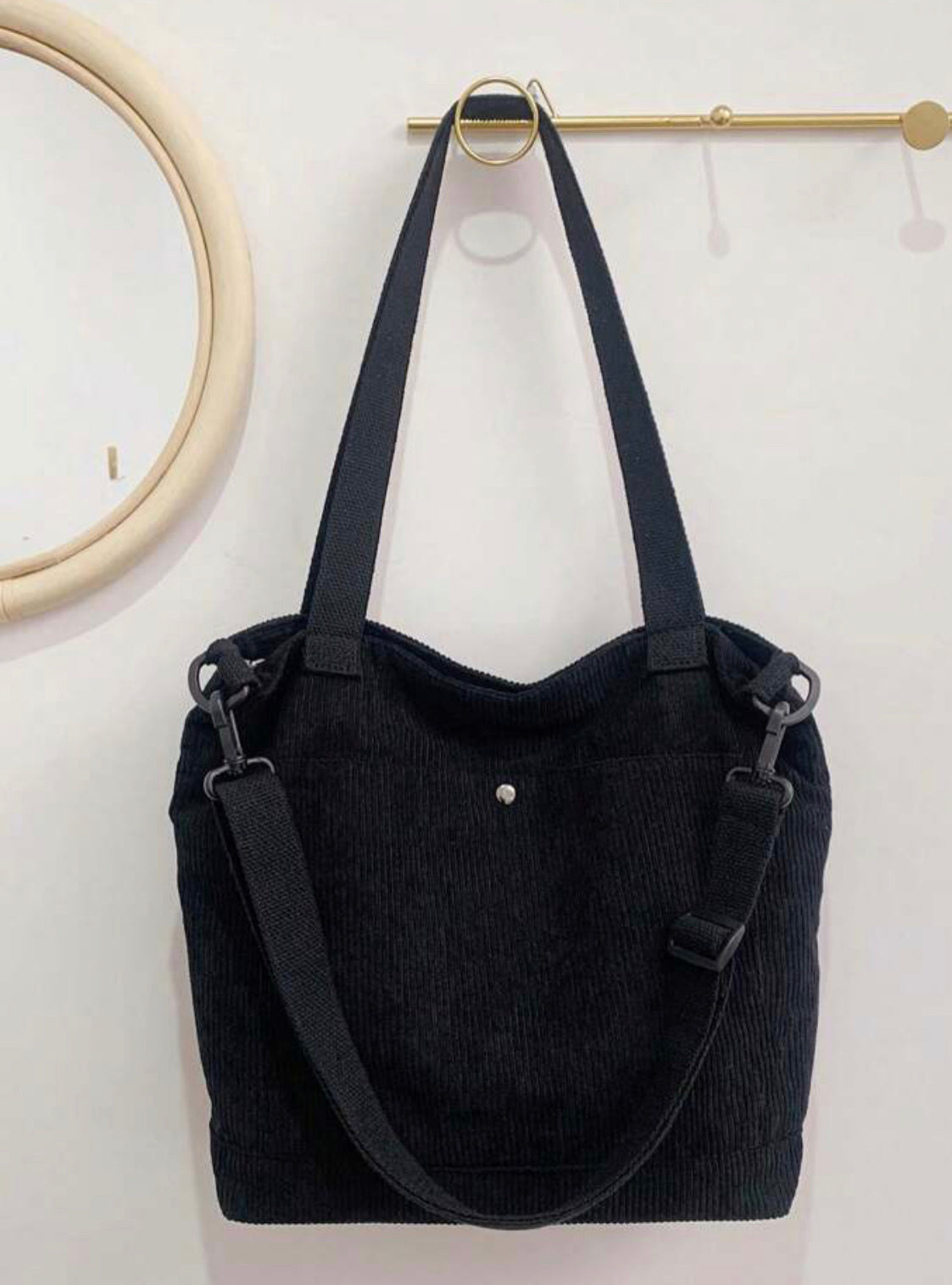 TASCHE UMHÄNGETASCHE CORD MAXI