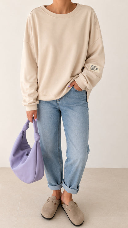 SWEATER LIFE ISN‘T PERFECT Streifen (Kopie)