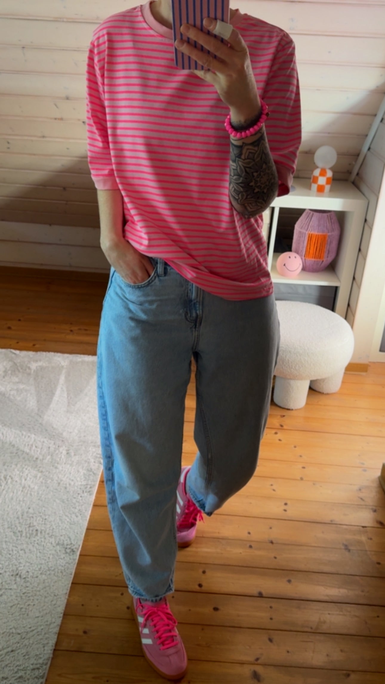 BASIC T-Shirt 5 FARBEN COLOUR BLOCK