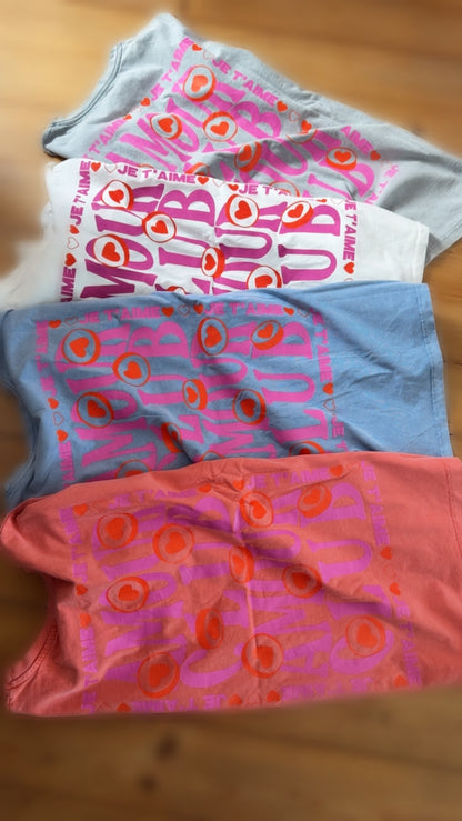 T-SHIRT AMOUR CLUB PREMIUM + RÜCKENPRINT