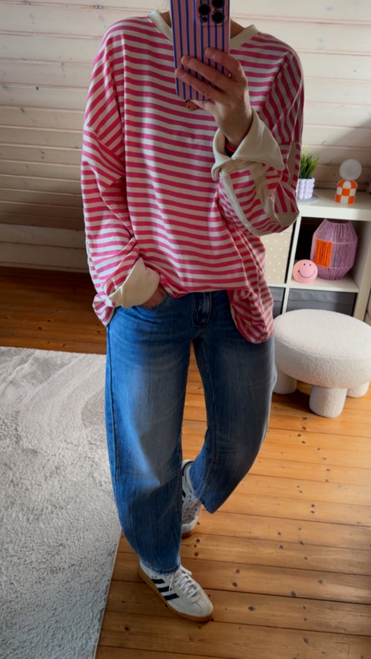 Streifen LONGSHIRT SWEATER OVERSIZE