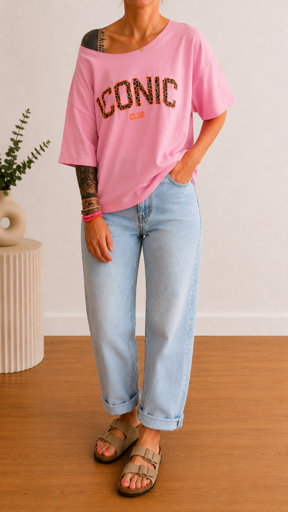 T-SHIRT FRENCH TERRY PREMIUM COLOURBLOCK