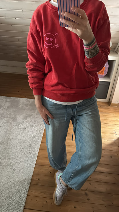 SWEATER Don‘t OVERTHINK it Rückenprint
