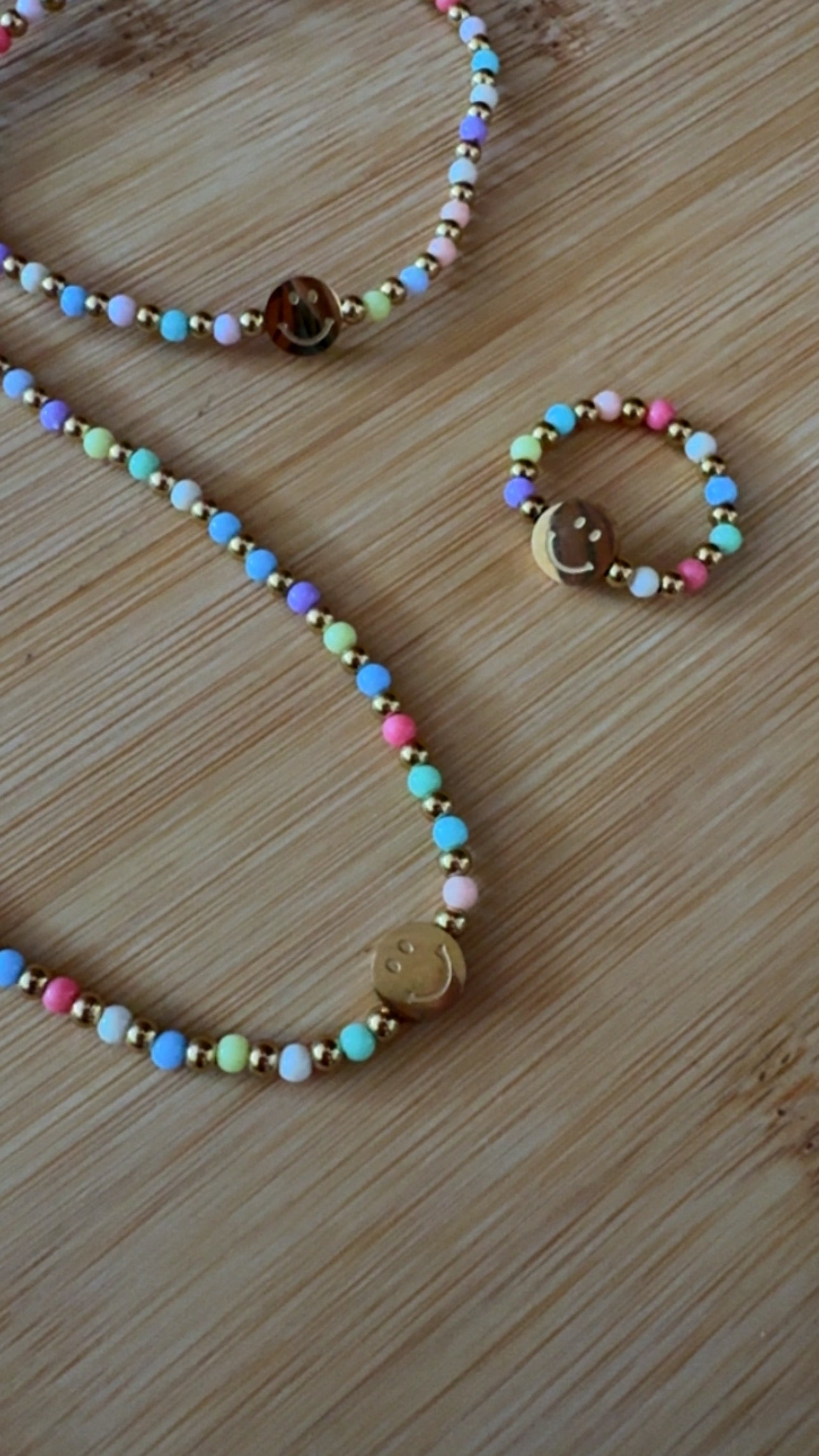 Kette Armband Ring HAPPY PASTELL