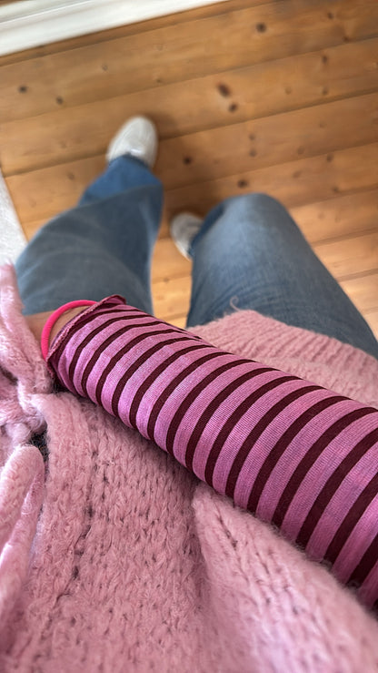 Strickjacke Weste Oversize Knoten