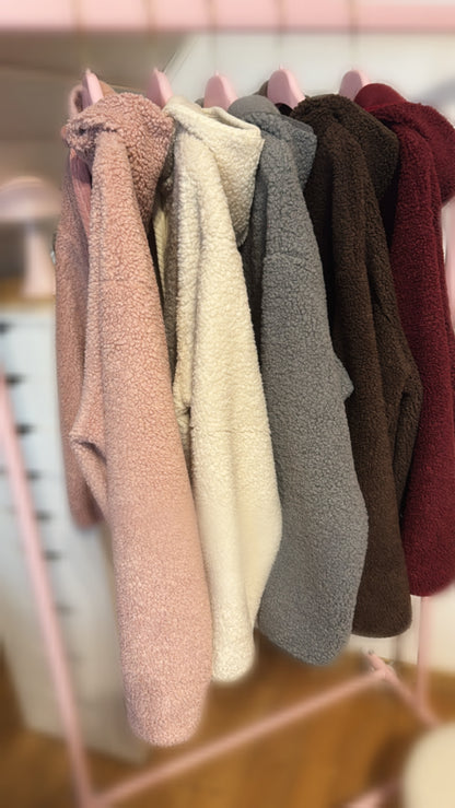 TEDDY Jacke KAPUZE Cord Einsatz